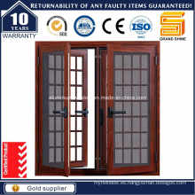 Ventana de inclinación y giro de aluminio / aluminio con persianas incorporadas